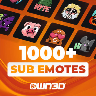 OWN3D Twitch Subscriber Emotes