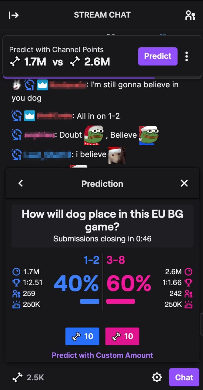 How to use and benefit from Twitch Predictions (Bets with Points)